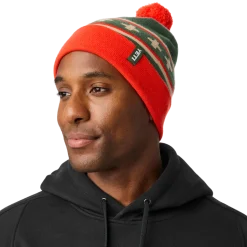 beanie met pompon