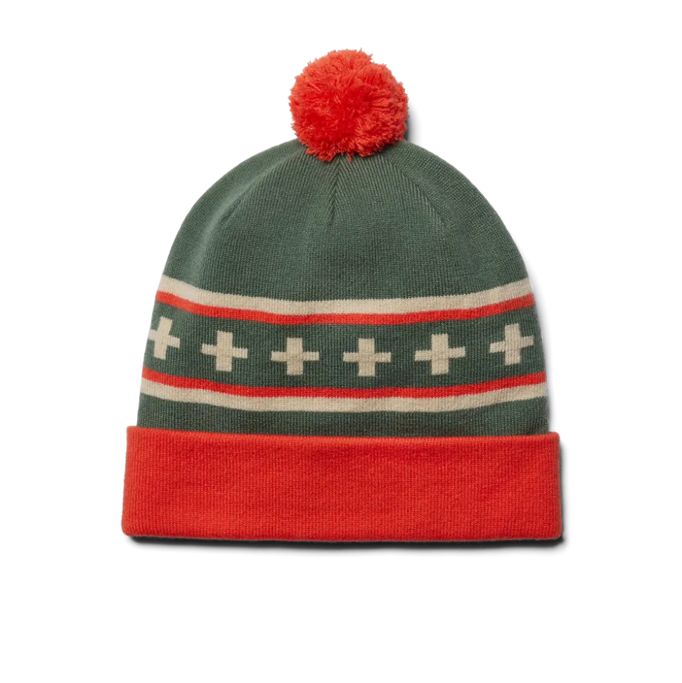 beanie met pompon