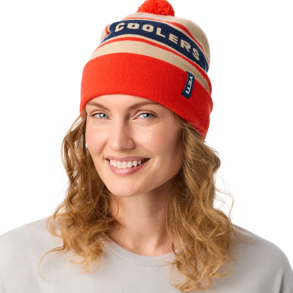 beanie met pompon