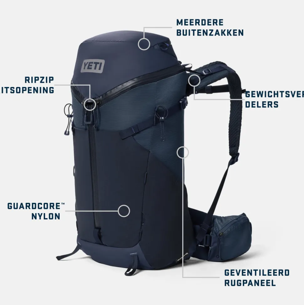 40L-wandelrugzak voor heren